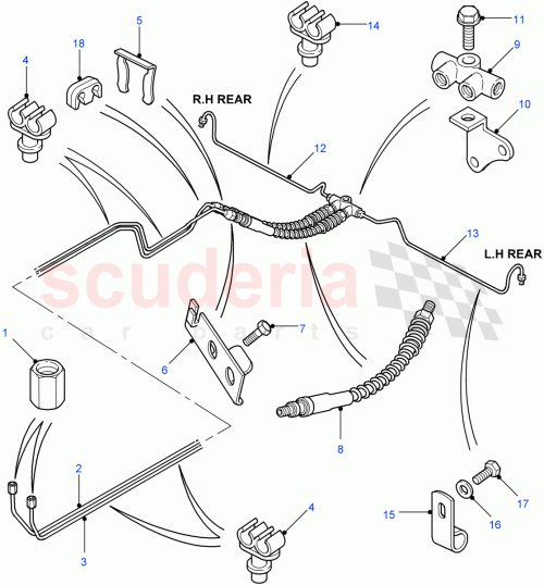 Part Diagram for Land Rover 577873