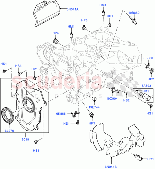 Part Diagram for Land Rover LR088544