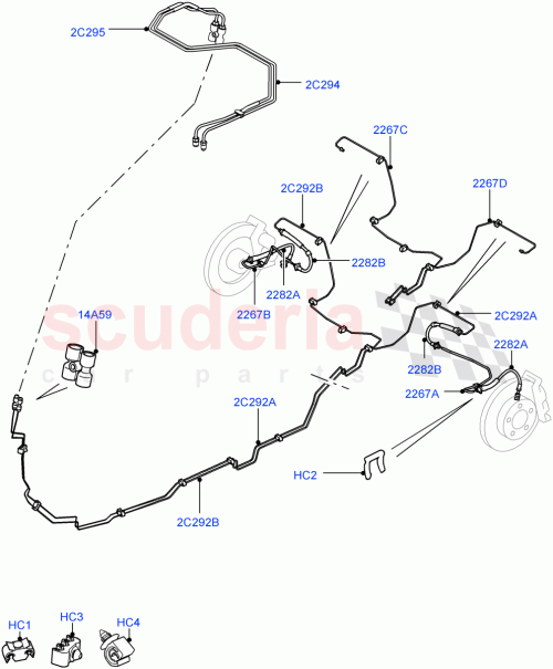 Part Diagram for Land Rover LR014157