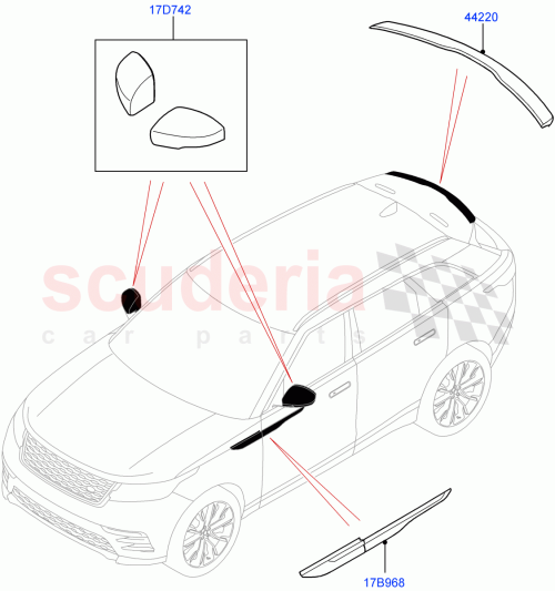 Part Diagram for Land Rover VPLYB0359