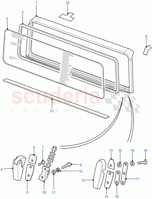 Part Diagram for Land Rover RTC6159