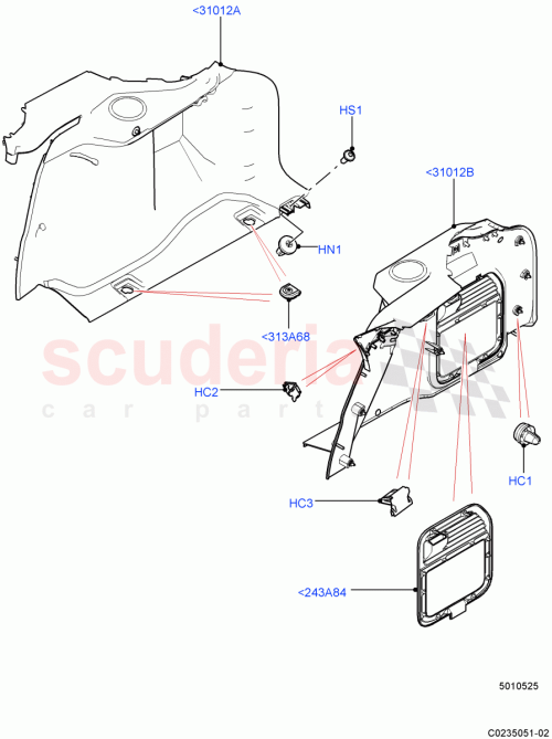 Part Diagram for Land Rover LR052864