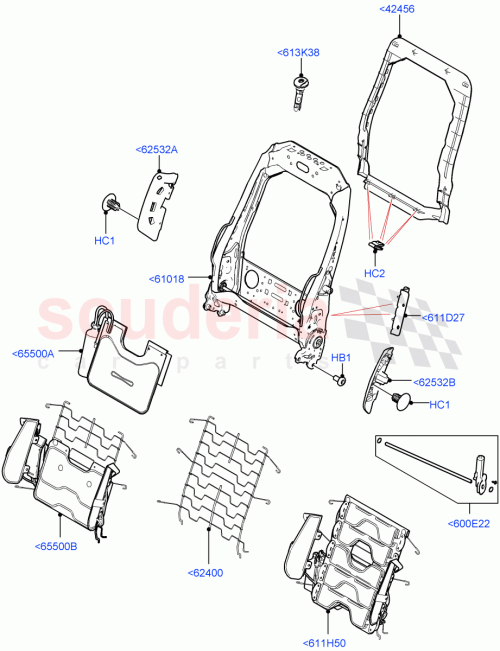 Part Diagram for Land Rover LR134741