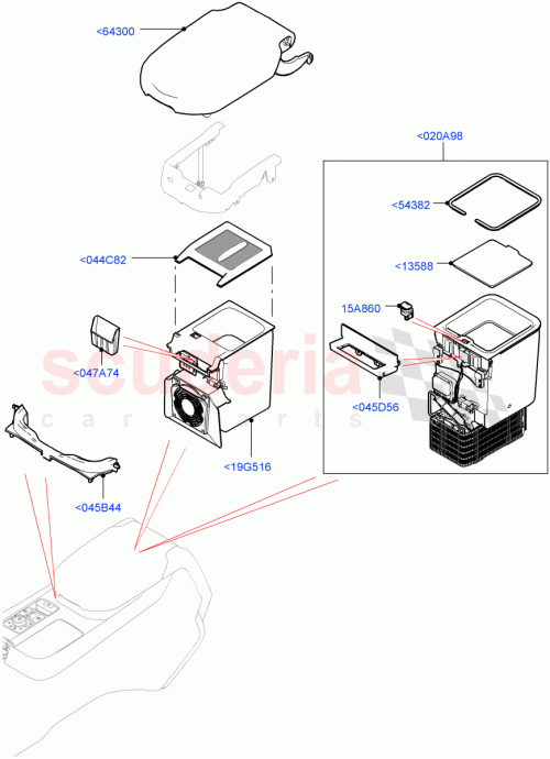 Part Diagram for Land Rover LR100324