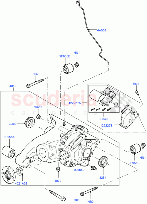 Part Diagram for Land Rover LR032711