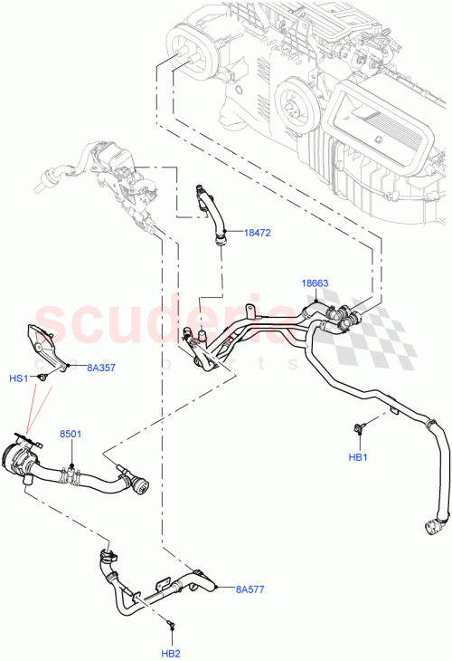 Part Diagram for Land Rover LR125229