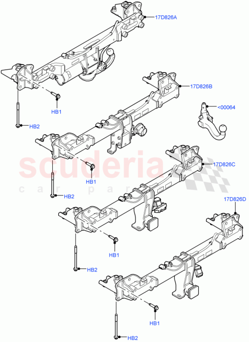 Part Diagram for Land Rover LR131411