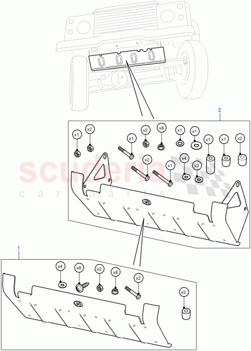 Part Diagram for Land Rover LR008247