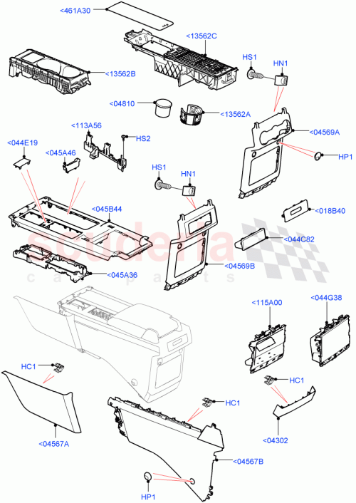Part Diagram for Land Rover LR082571