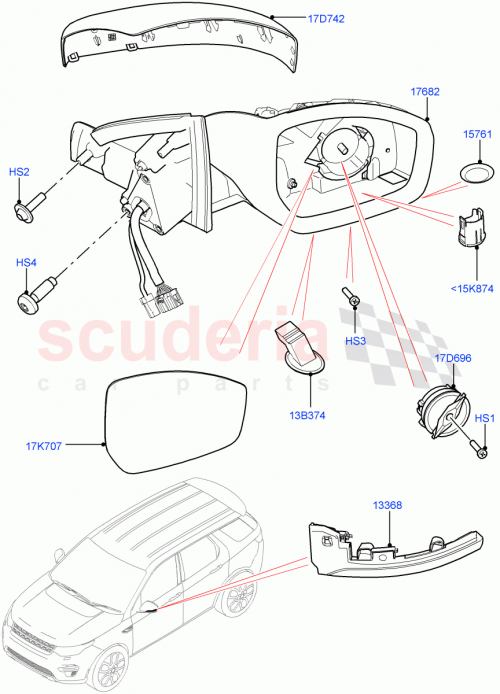 Part Diagram for Land Rover LR129361