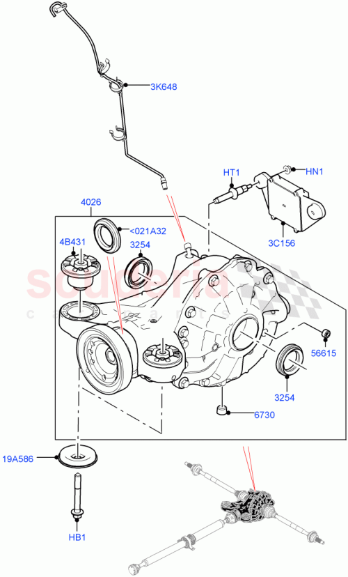 Part Diagram for Land Rover LR092734