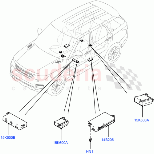 Part Diagram for Land Rover LR070361