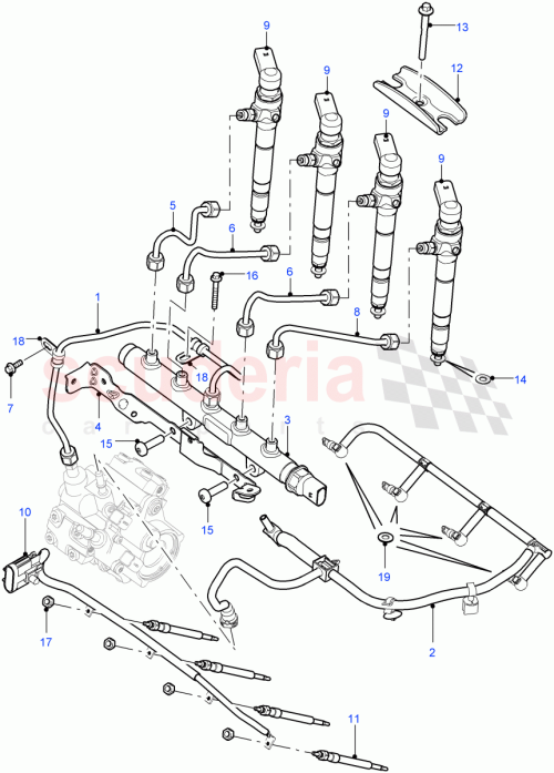 Part Diagram for Land Rover LR029954