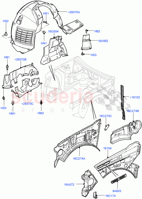 Part Diagram for Land Rover ASG760110