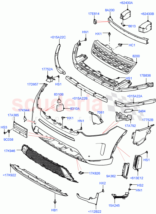 Part Diagram for Land Rover LR127584