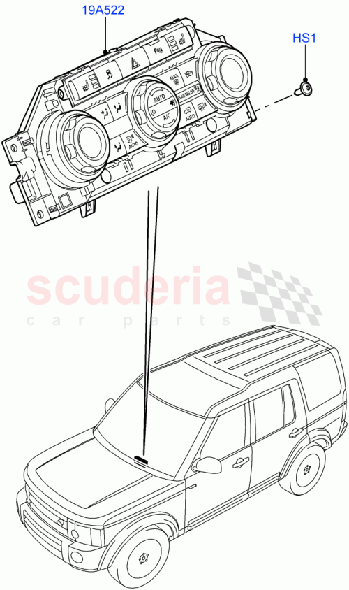 Part Diagram for Land Rover LR020039