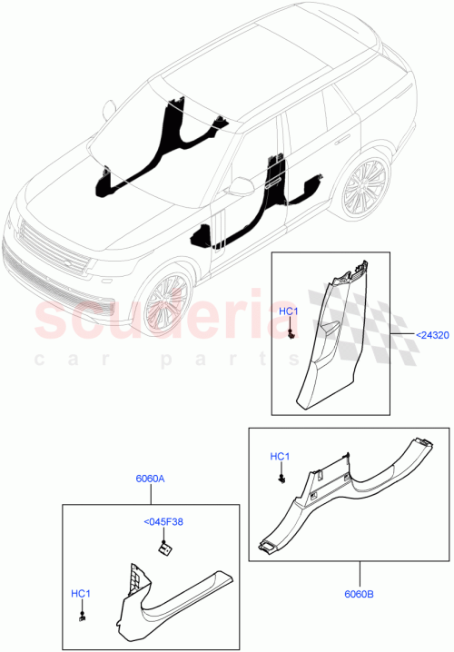 Part Diagram for Land Rover LR172949