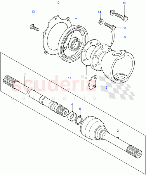 Part Diagram for Land Rover NLA