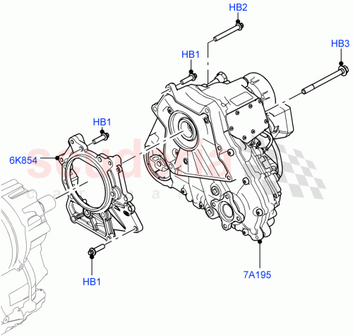 Part Diagram for Land Rover LR162166