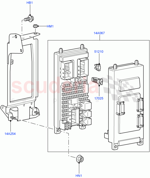 Part Diagram for Land Rover YQQ500090