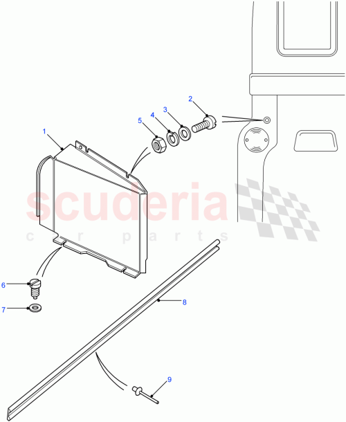 Part Diagram for Land Rover NM105011