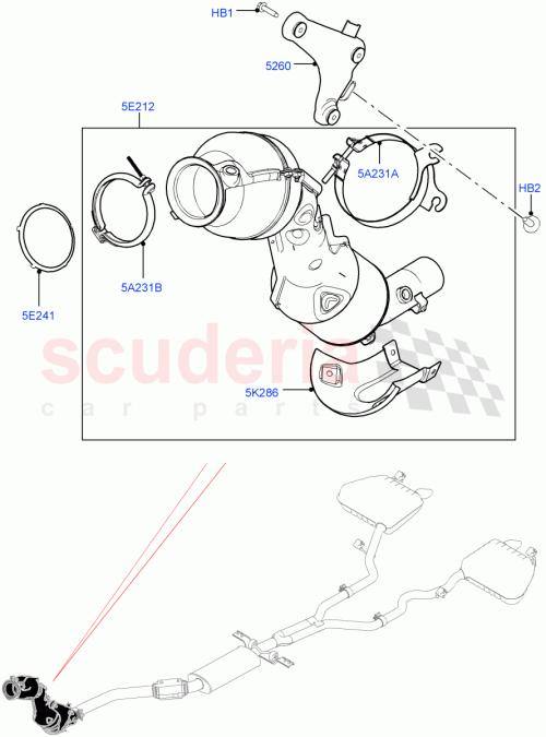 Part Diagram for Land Rover LR106826