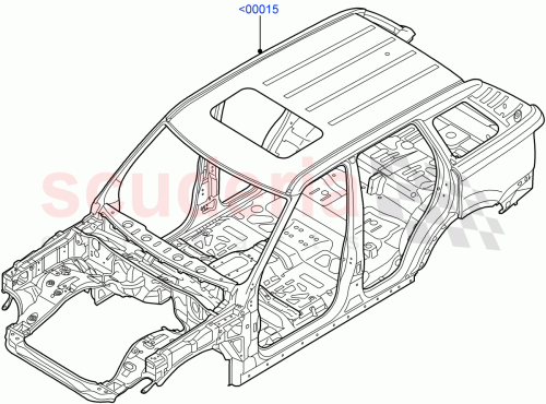 Part Diagram for Land Rover LR015033