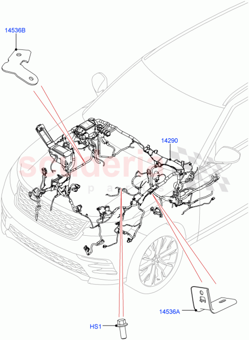 Part Diagram for Land Rover LR144994