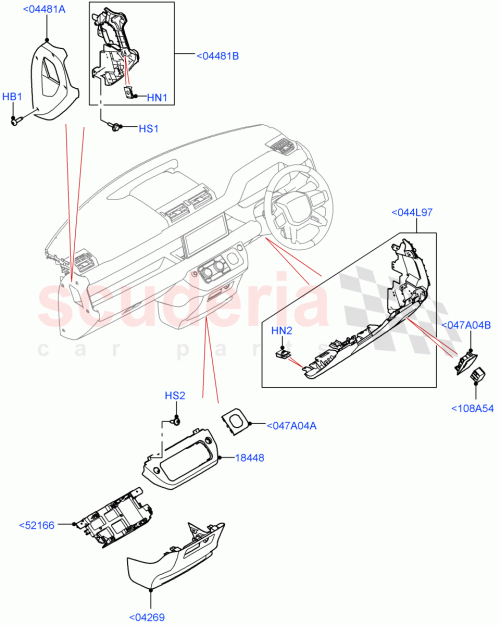 Part Diagram for Land Rover LR142193
