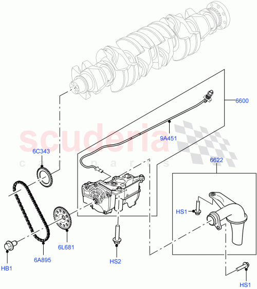 Part Diagram for Land Rover LR141423