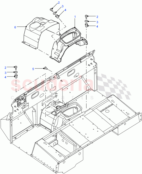 Part Diagram for Land Rover RYP500420