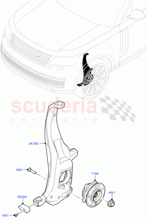Part Diagram for Land Rover LR154192
