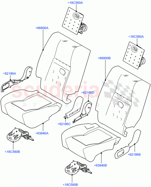 Part Diagram for Land Rover LR036822