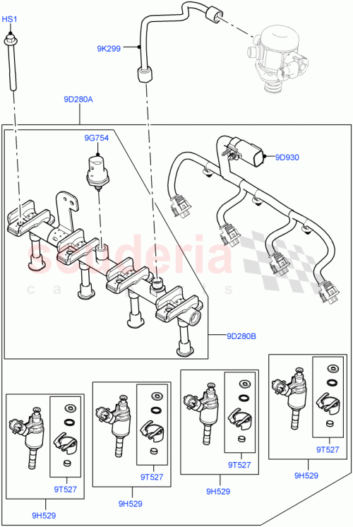 Part Diagram for Land Rover LR113297