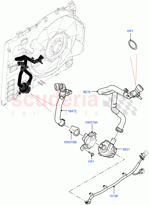 Part Diagram for Land Rover LR143243