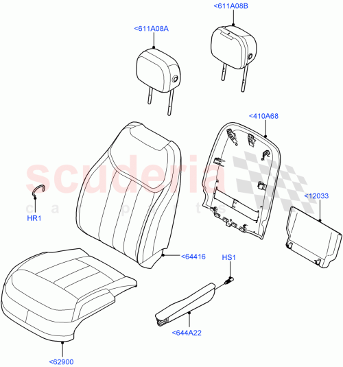 Part Diagram for Land Rover LR150133