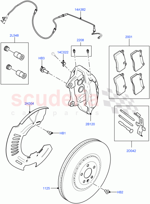 Part Diagram for Land Rover LR119721