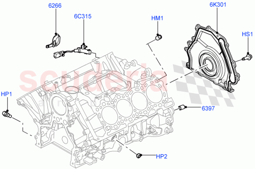 Part Diagram for Land Rover LR021956
