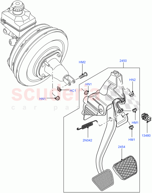 Part Diagram for Land Rover SYH000070