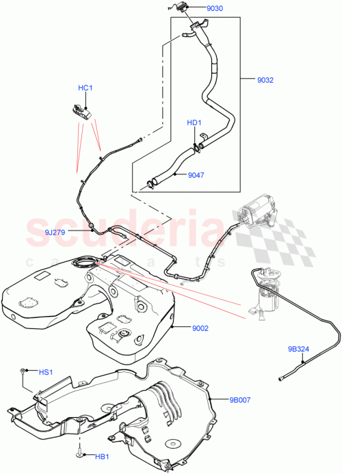 Part Diagram for Land Rover LR082768