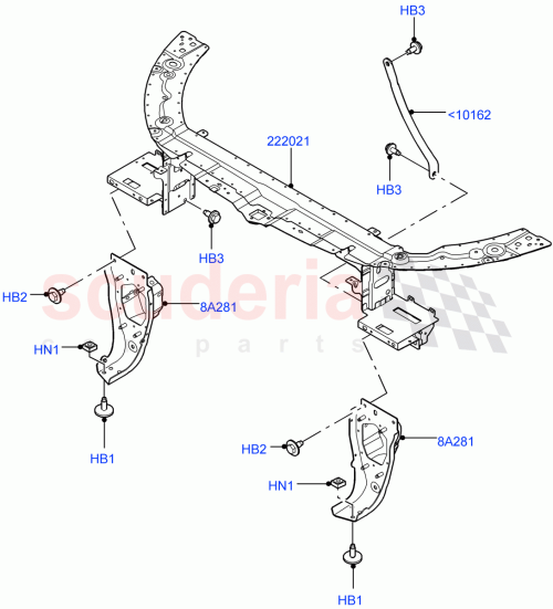 Part Diagram for Land Rover LR077389