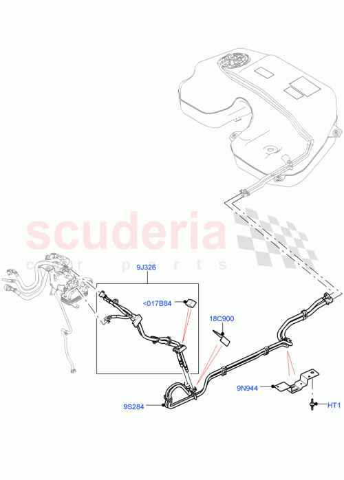 Part Diagram for Land Rover LR082761