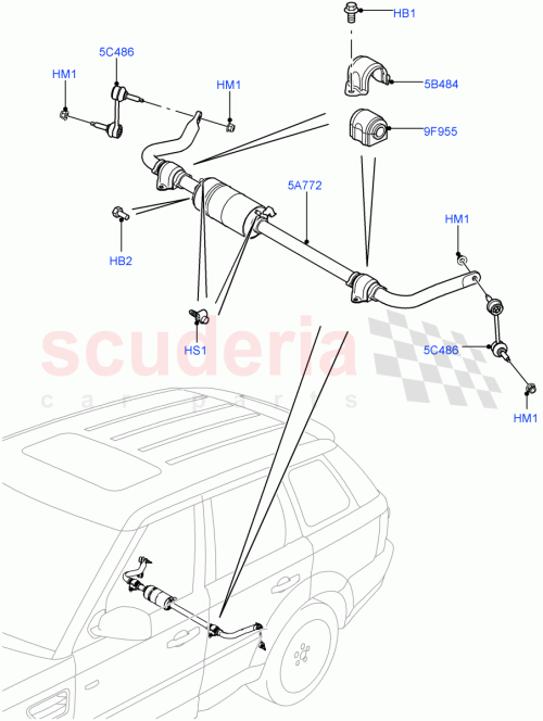 Part Diagram for Land Rover FY112056