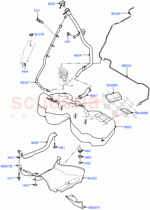 Part Diagram for Land Rover LR141268