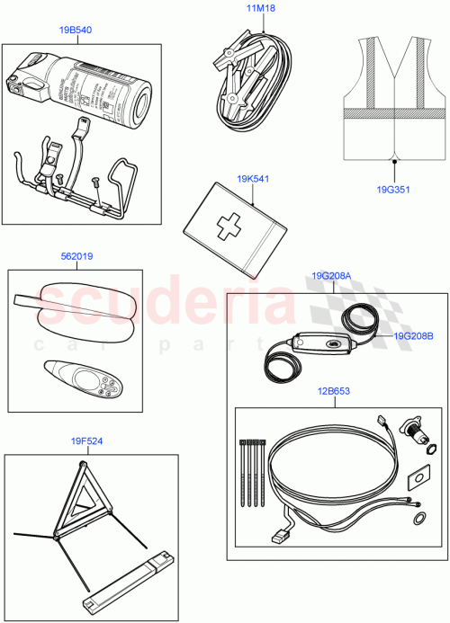 Part Diagram for Land Rover VPLWV0094