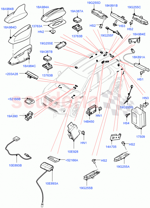 Part Diagram for Land Rover LR060980