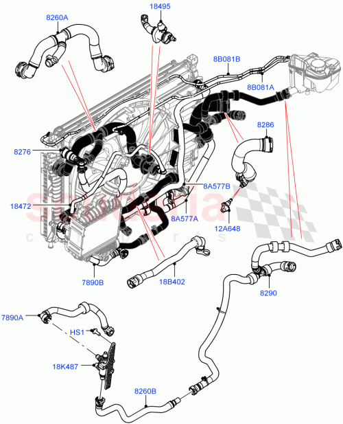 Part Diagram for Land Rover LR094109