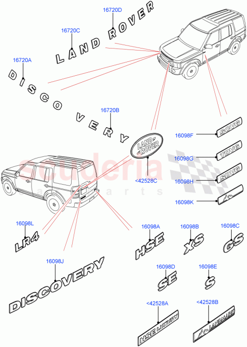Part Diagram for Land Rover LR069268