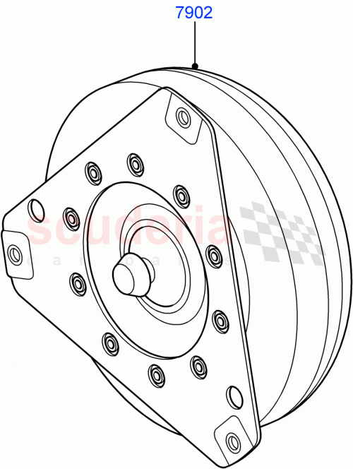 Part Diagram for Land Rover TQB500060