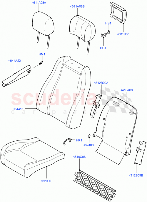 Part Diagram for Land Rover LR034963